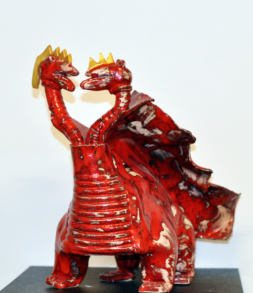 Colja de Roo + 2-Koppige draak, rood (06)